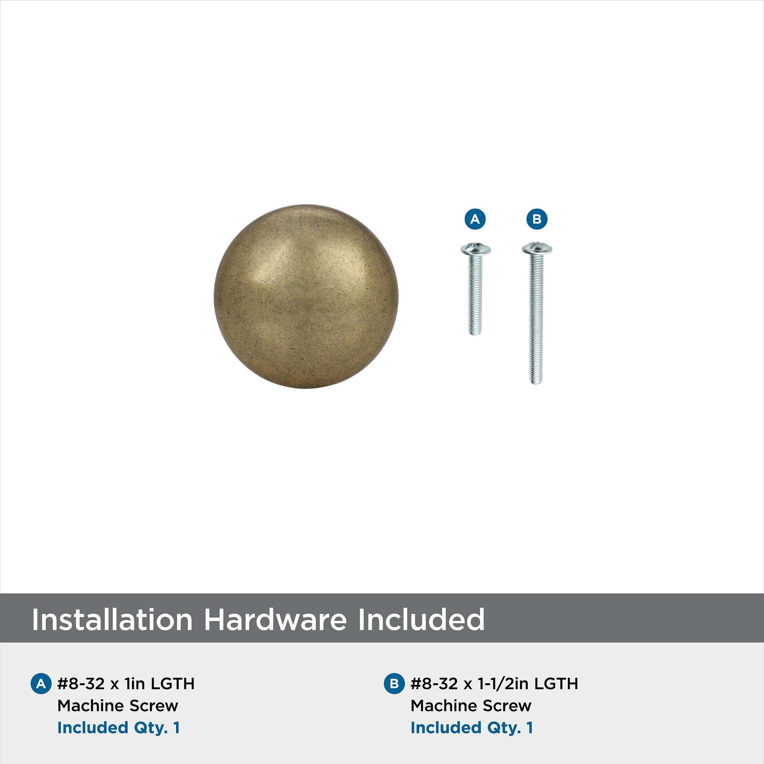 Amerock Burnished-Brass_Knob_Allison-by-Amerock_Cabinet-Hardware_Edona_BP53005BB_Mounting-Hardware_22