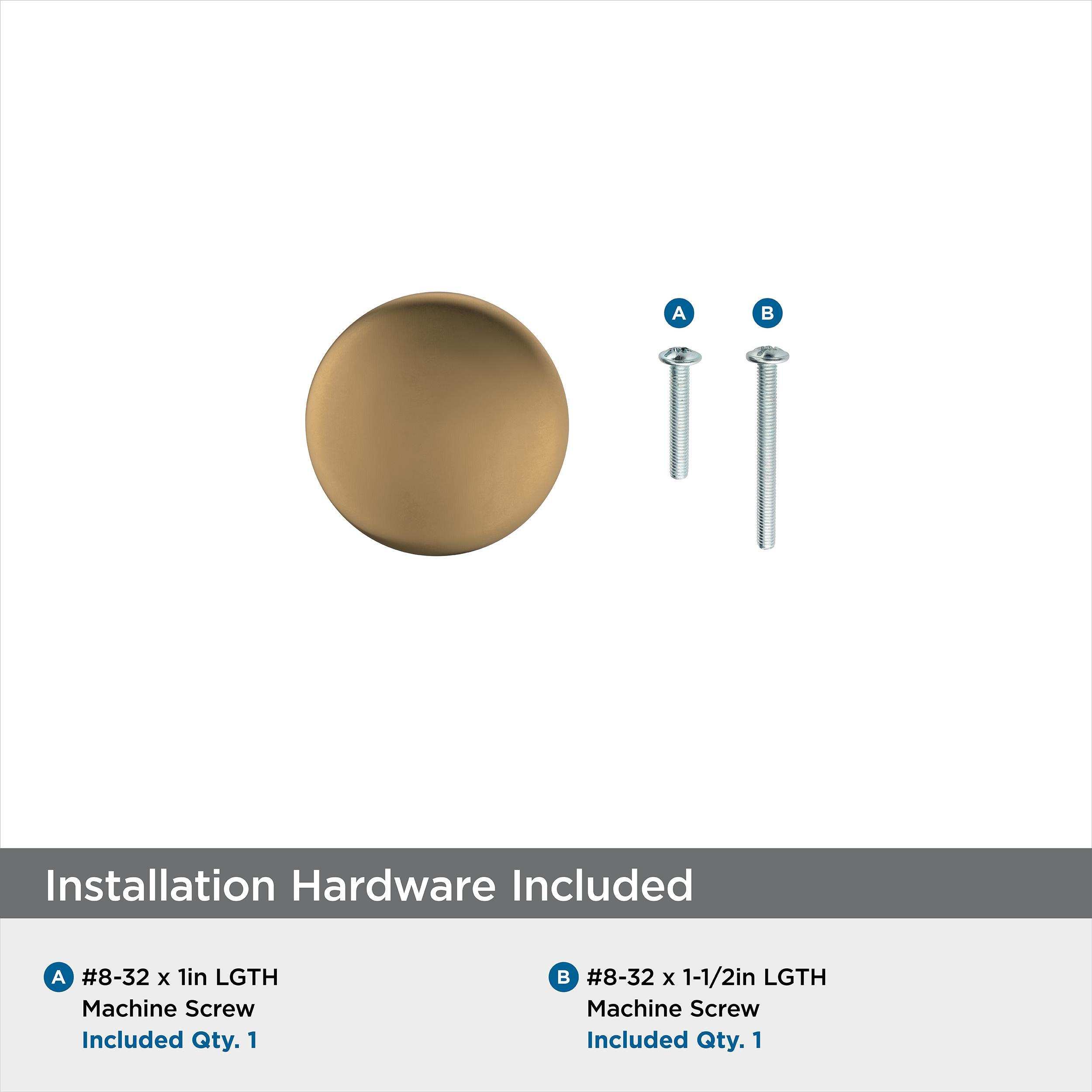 Amerock Champagne-Bronze_Knob_Allison-by-Amerock_Cabinet-Hardware_Edona_BP53005CZ_Mounting-Hardware_22