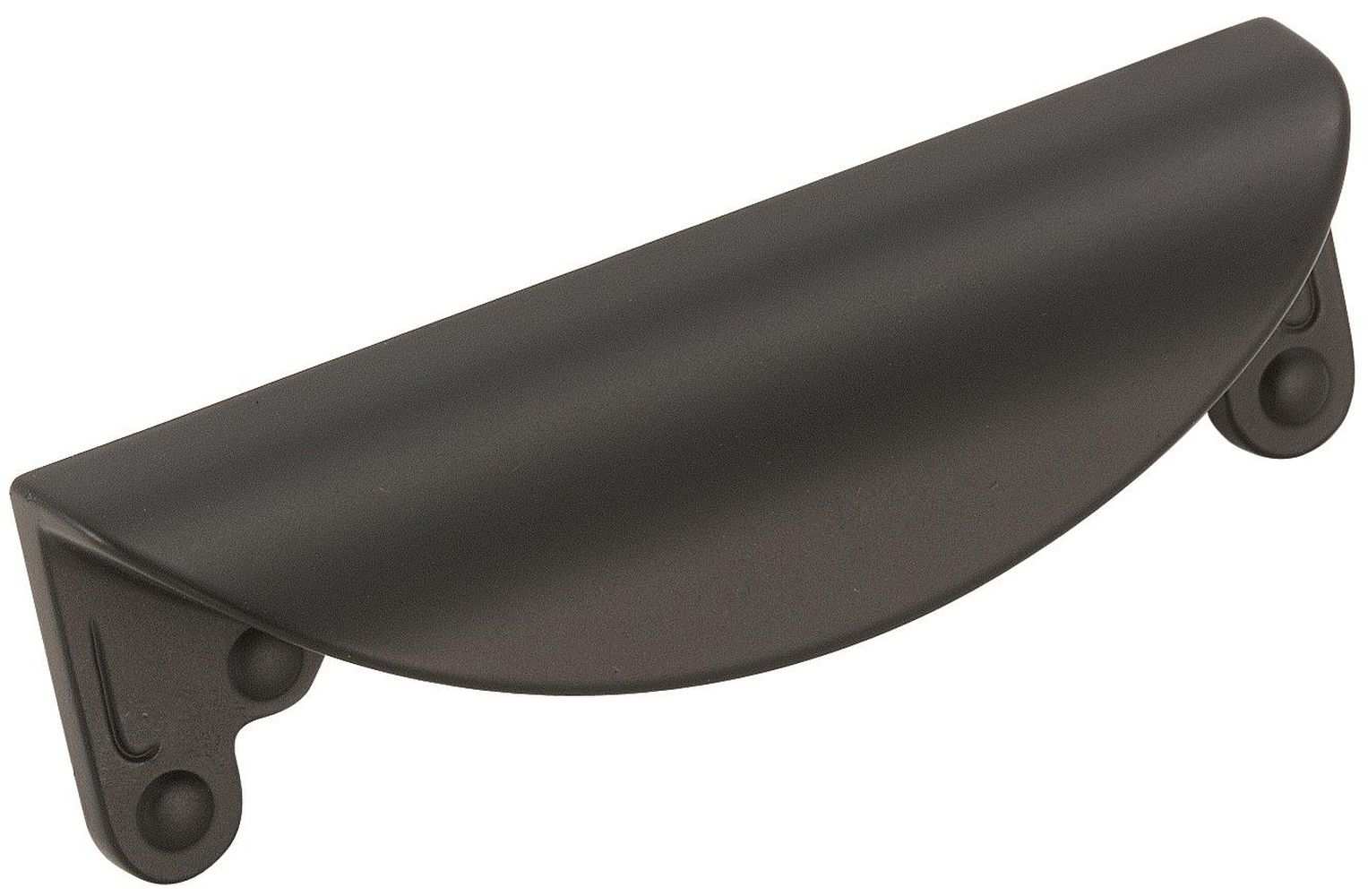 Amerock Flat-Black_Cup-Pull_Amerock_Cabinet-Hardware_Inspirations_BP1592FB_Silo