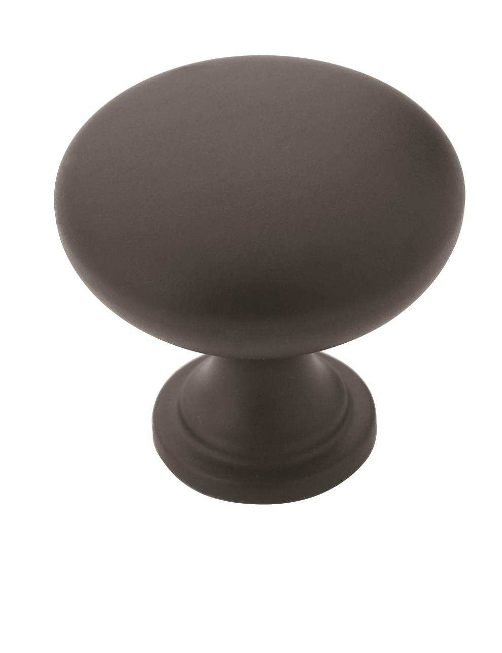 Amerock Flat-Black_Knob_Amerock_Cabinet-Hardware_Allison-Value_BP53005FB_Silo