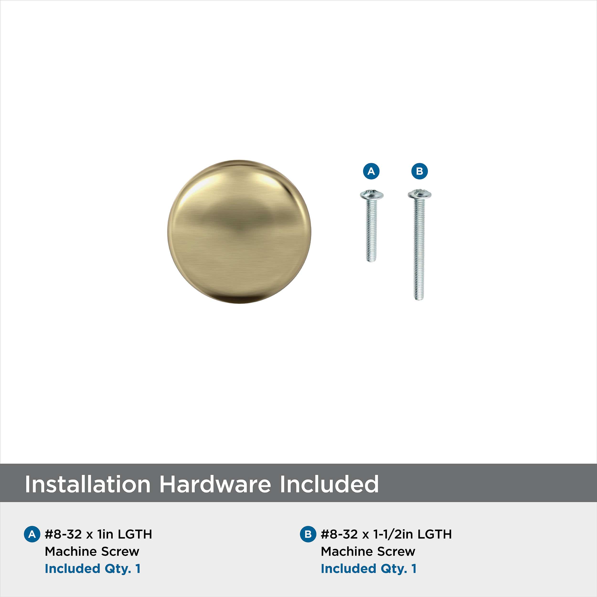 Amerock Golden-Champagne_Knob_Allison-by-Amerock-_Cabinet-Hardware_Edona_BP53005BBZ_Mounting-Hardware_22