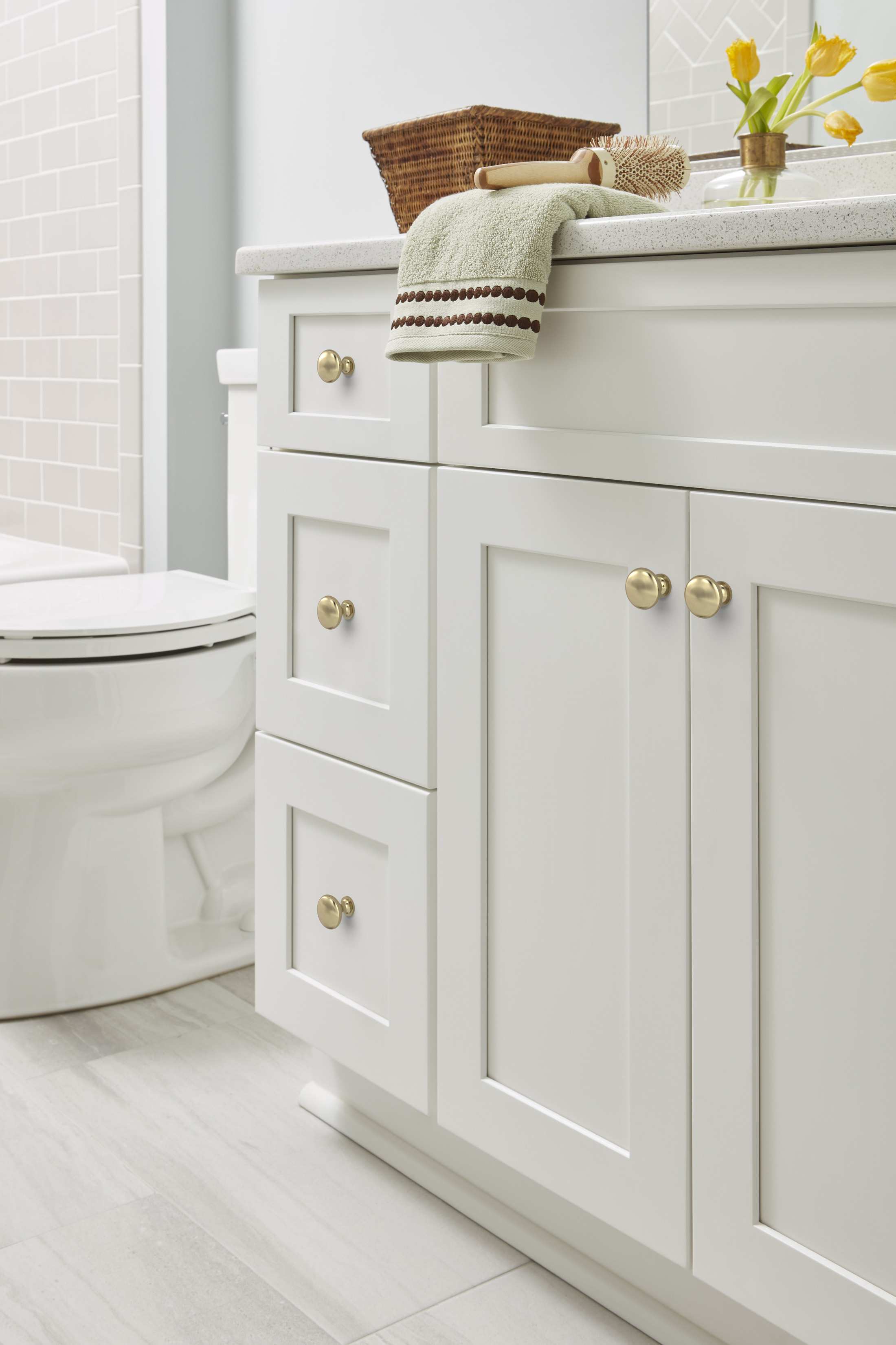 Amerock Lifestyle Golden-Champagne_Knob_Allison-by-Amerock_Cabinet-Hardware_Edona_BP53005BBZ_Bath_22