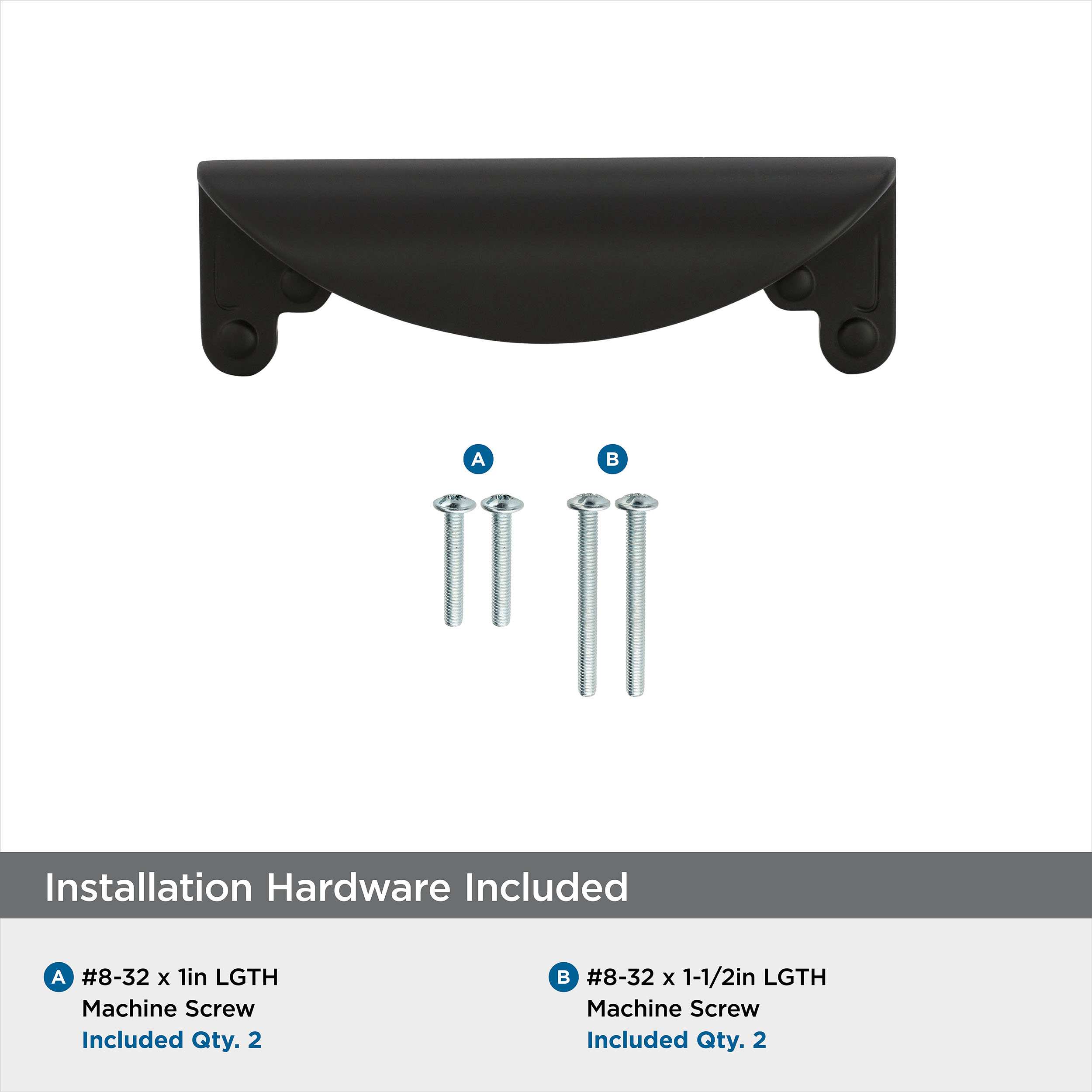 Amerock Matte-Black_Cup-Pull_Allison-by-Amerock_Cabinet-Hardware_Inspirations_BP1592FB_Mounting-Hardware_22