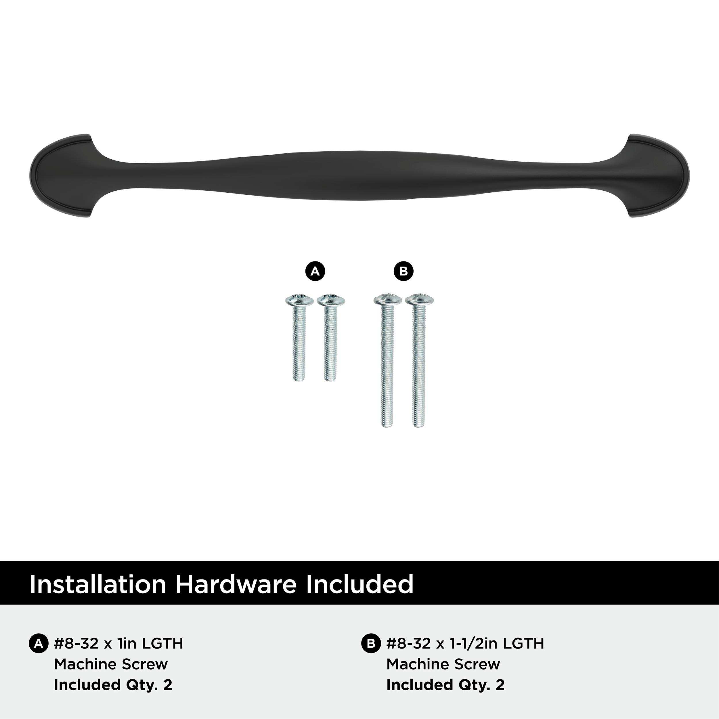 Amerock Matte-Black_Pull_Everyday-Basics_Cabinet-Hardware_BP37221FB_Mounting-Hardware_22