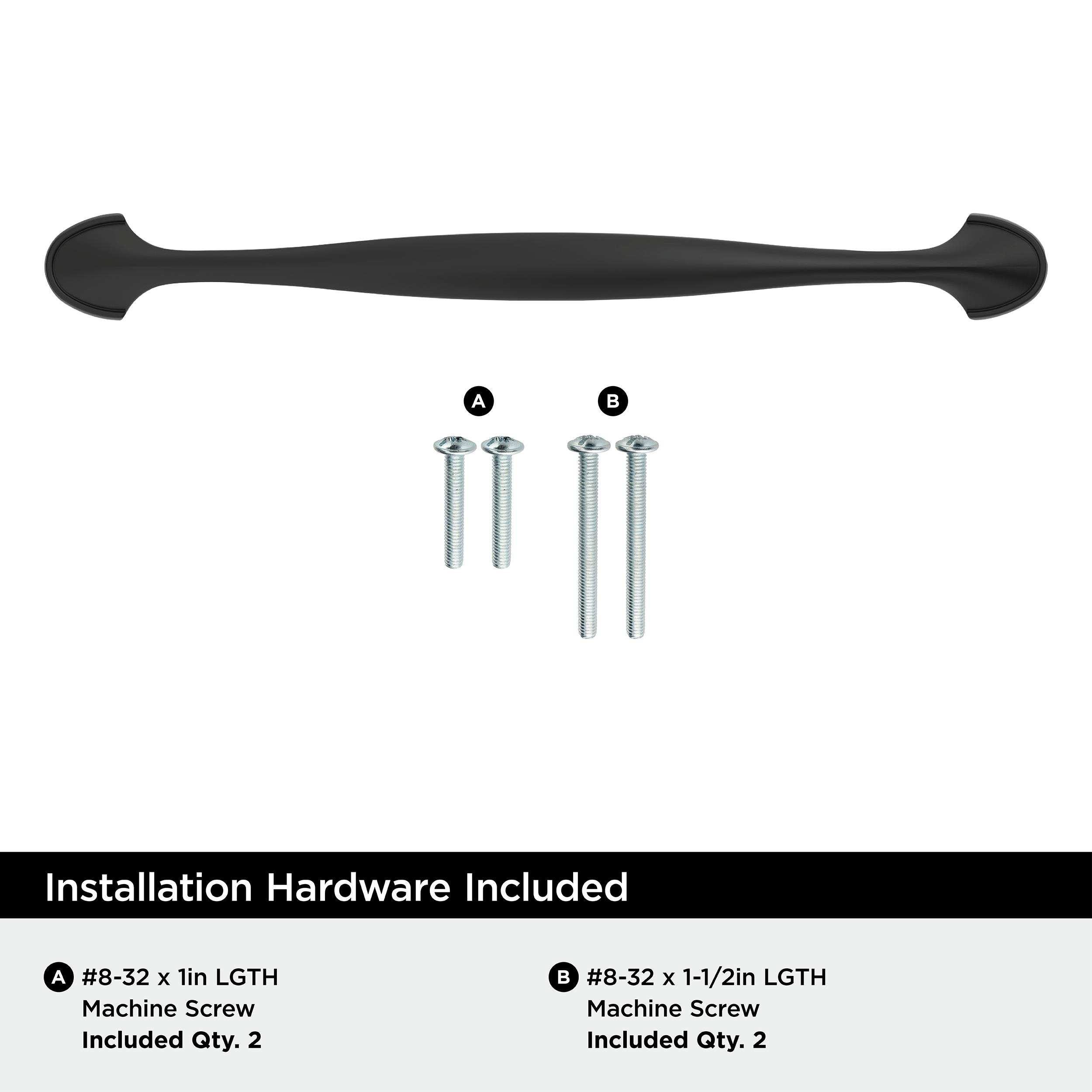 Amerock Matte-Black_Pull_Everyday-Basics_Cabinet-Hardware_BP37222FB_Mounting-Hardware_22
