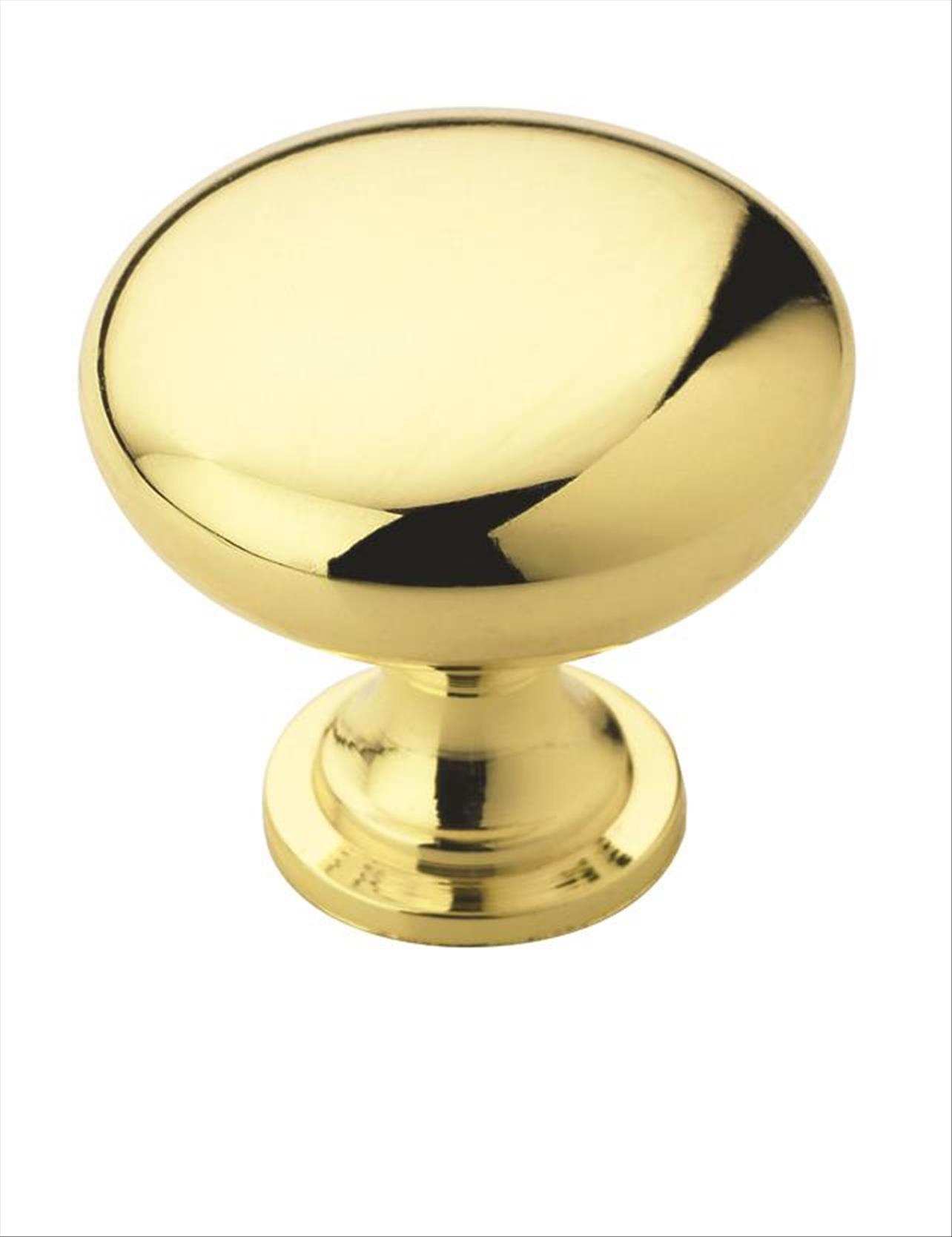 Amerock Polished-Brass_Knob_Amerock_Cabinet-Hardware_Allison-Value_BP530053_Silo