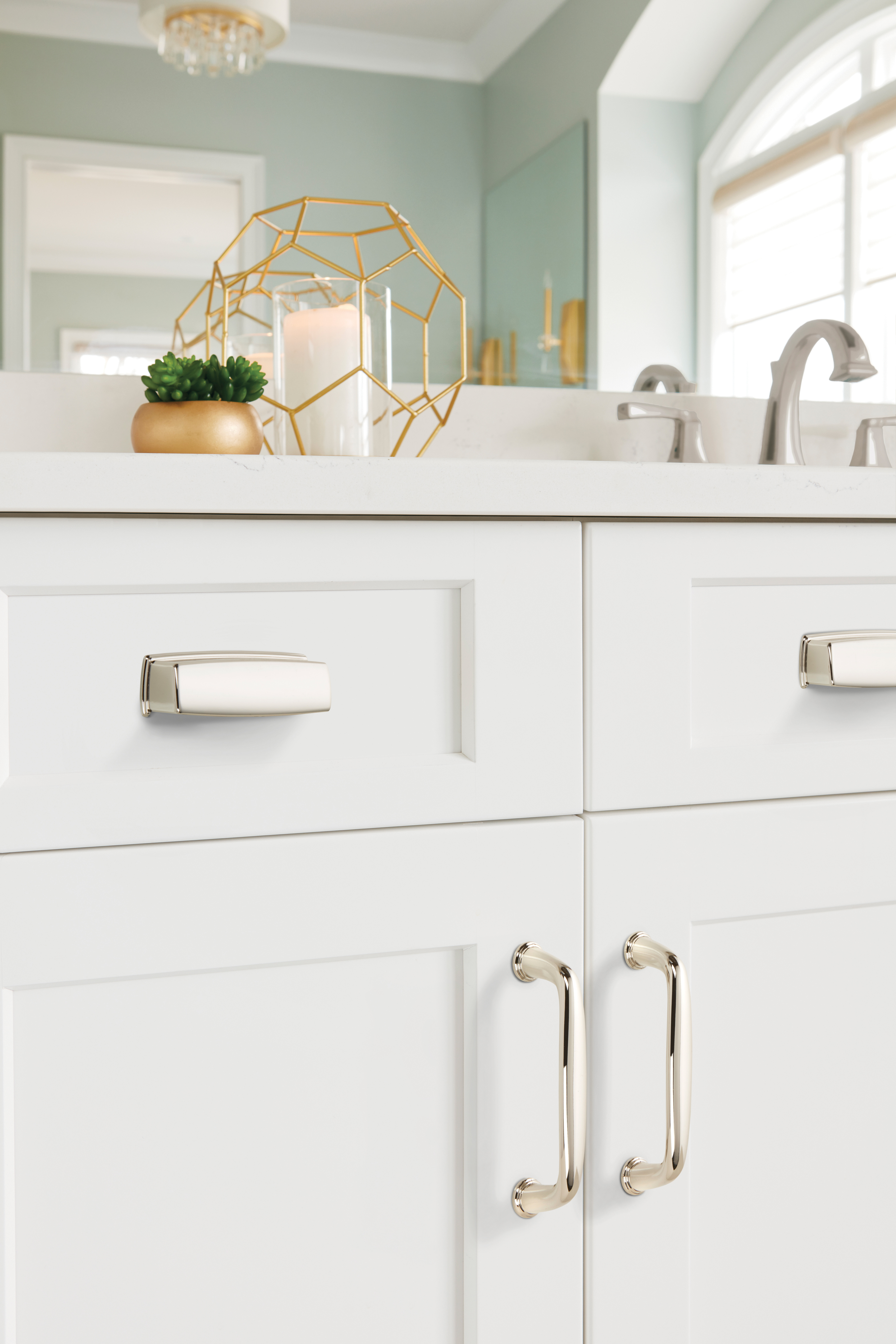 Amerock Lifestyle Polished-Nickel_Cup-Pull_Amerock_Cabinet-Hardware_Kane_BP53801PN_Lifestyle_Bathroom_19-1