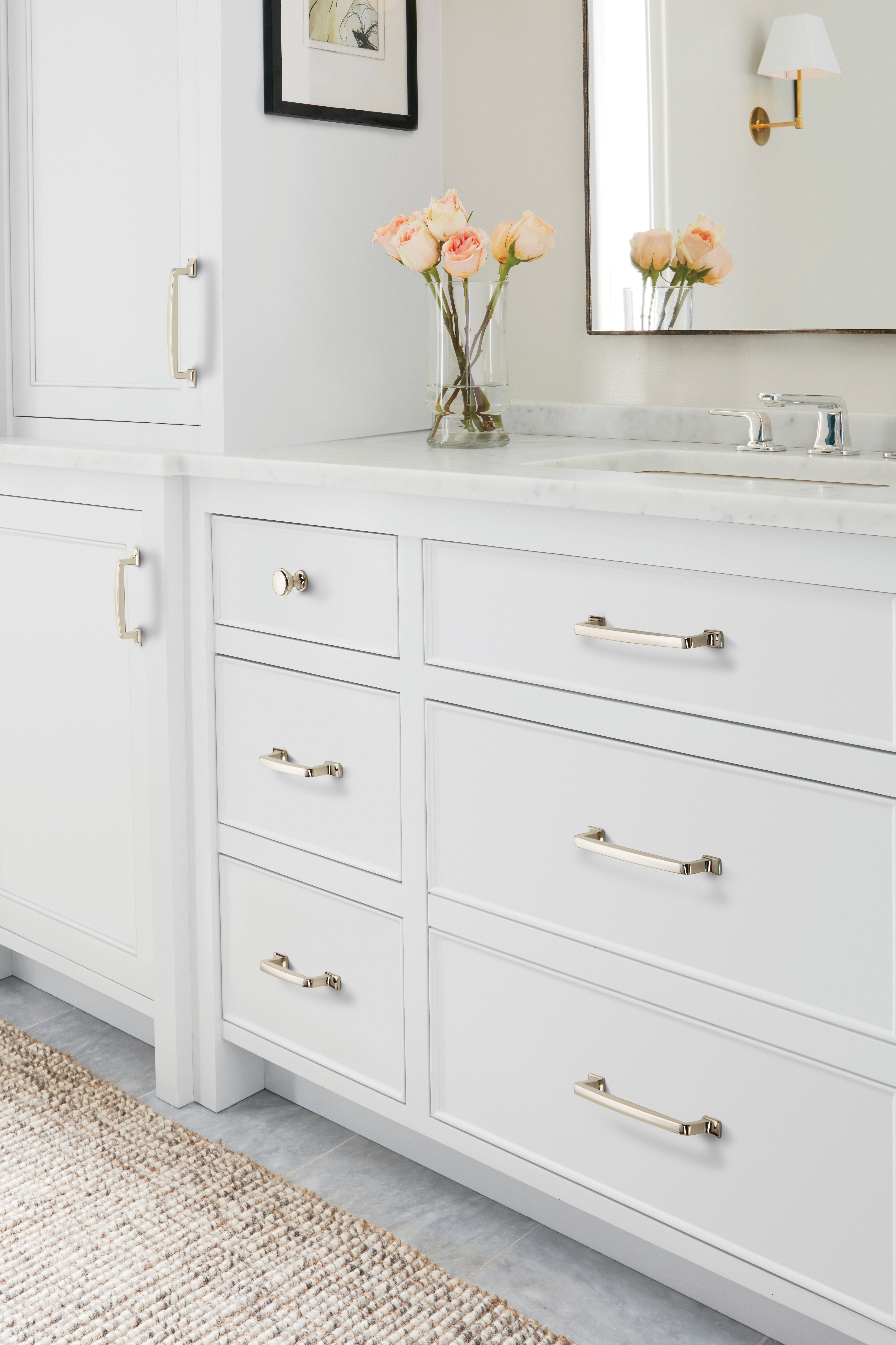 Amerock Lifestyle Polished-Nickel_Pull_Amerock_Cabinet-Hardware_Westerly_BP53719PN_Lifestyle_Bathroom_19-1