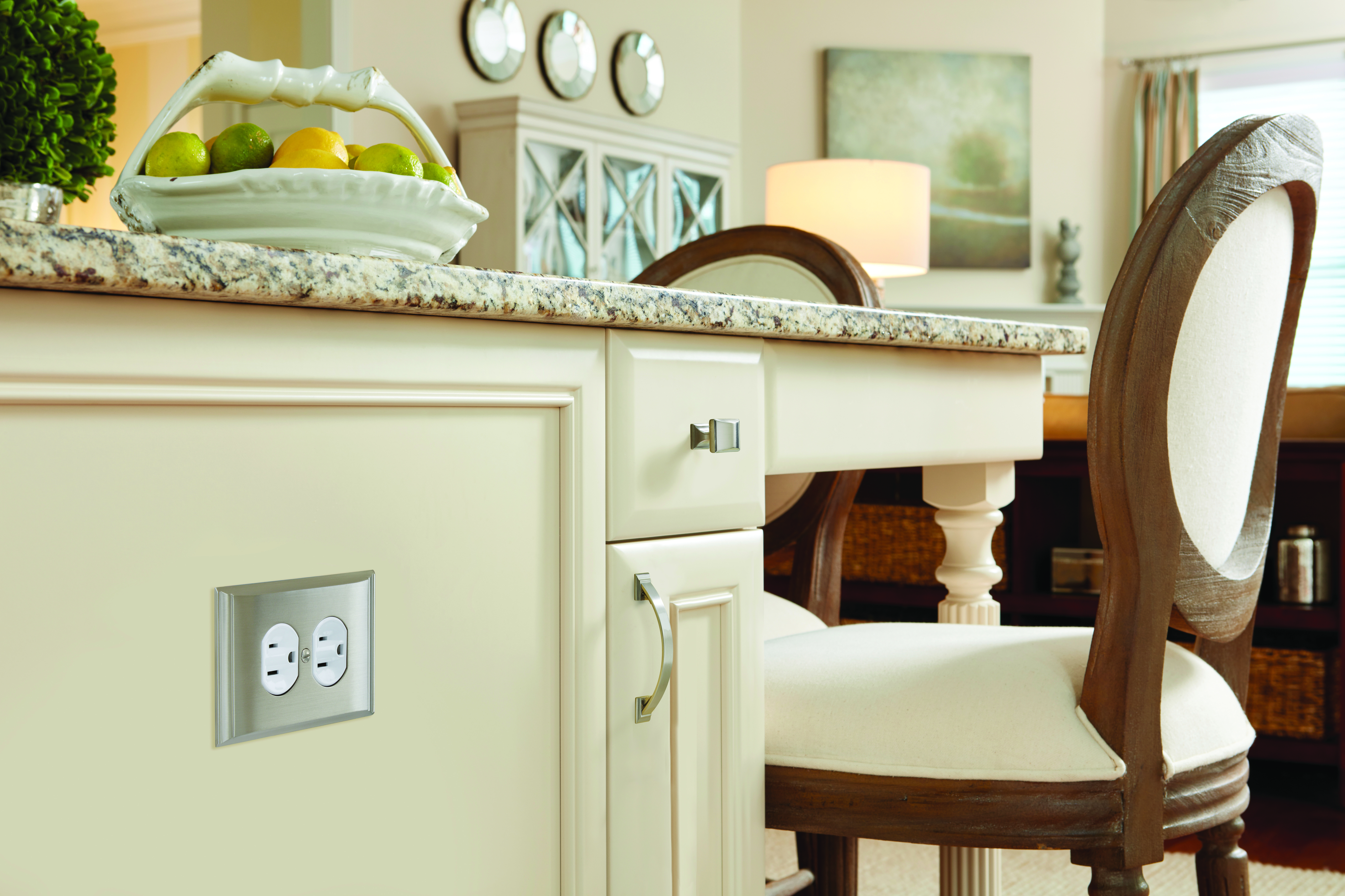 Amerock Lifestyle Satin-Nickel_Receptacle-and-Knobs-and-Pulls_Amerock_Wall-Plates-and-Cabinet-Hardware_Candler_BP36508G10-BP29340G10-BP29355G10_Kitchen_18